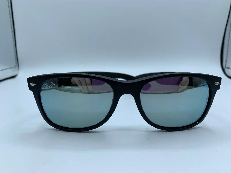 Sunglasses By Ray Ban Glossy Metal Frame Look
