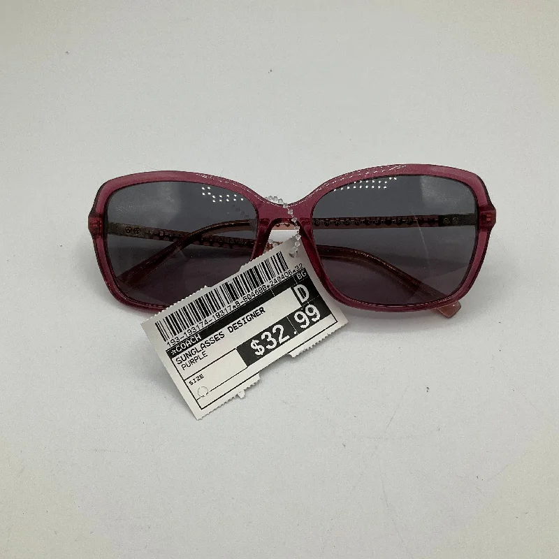 Sunglasses Designer By Coach Glitter - Embellished Party Glasses