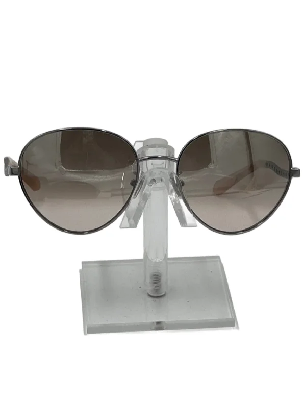 Like New! Sunglasses Designer By Coach Chunky Black - Frame Goth Look