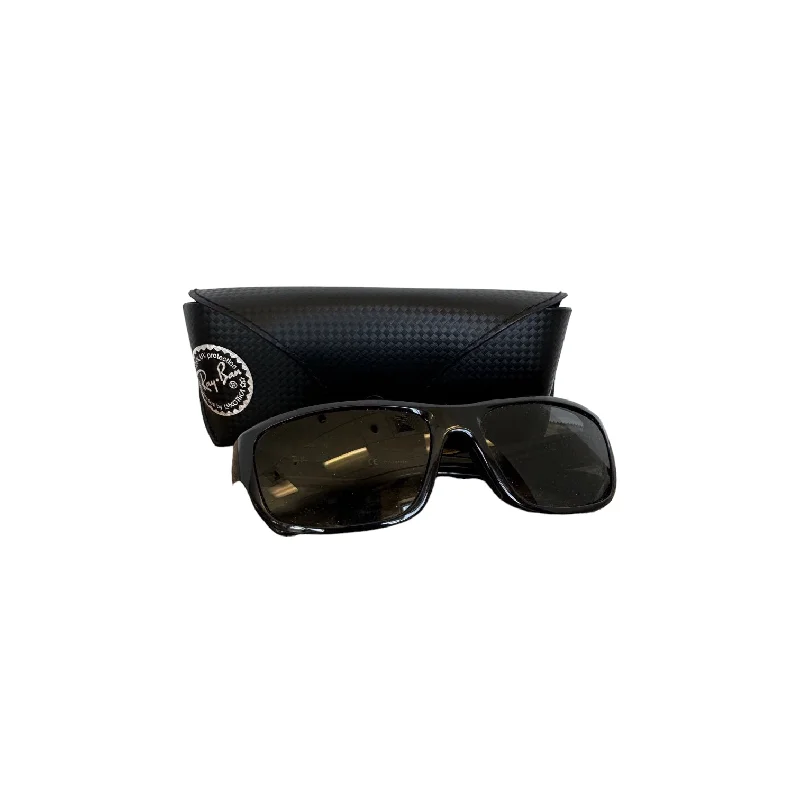 Sunglasses Designer By Ray Ban Wood - Grain Accent Natural Look