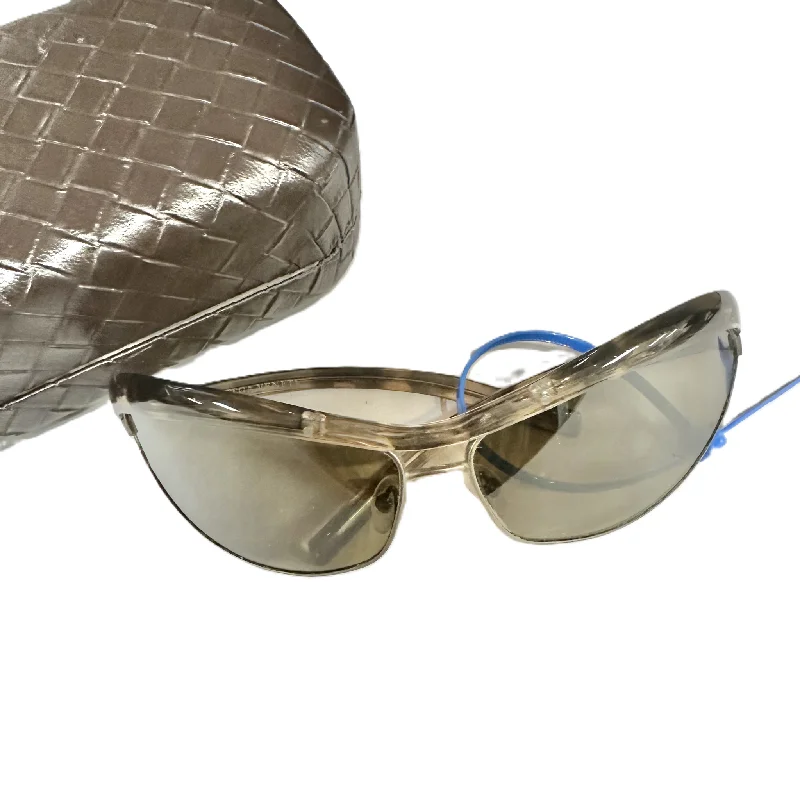 Sunglasses Luxury Designer By Bottega Veneta Translucent Frame Modern Aesthetic