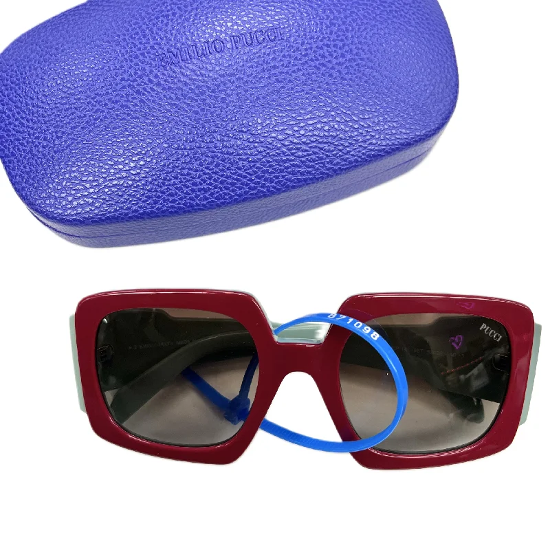 Sunglasses Luxury Designer By Emilio Pucci Hipster Style