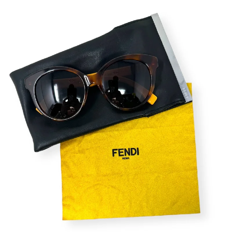 FF 0013/S 7TAR4 Cat Eye Sunglasses Luxury Designer By Fendi Oval - Shaped Academic Look FF 0013/S 7TAR4 Cat Eye Sunglasses Luxury Designer By Fendi Oval - Shaped Academic Look