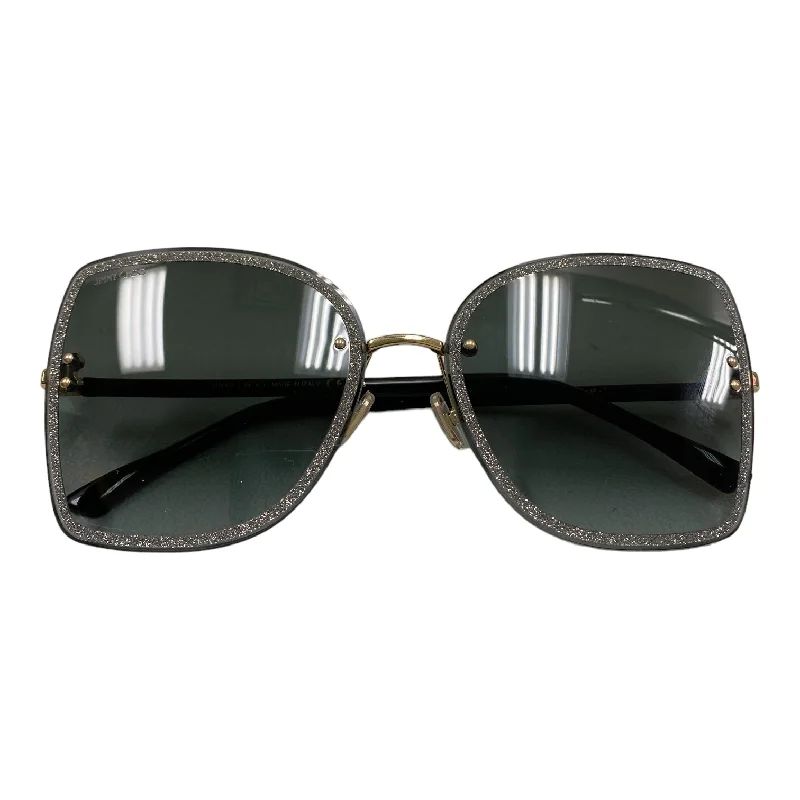 Sunglasses Luxury Designer By Jimmy Choo Vintage Horn - Rimmed Style