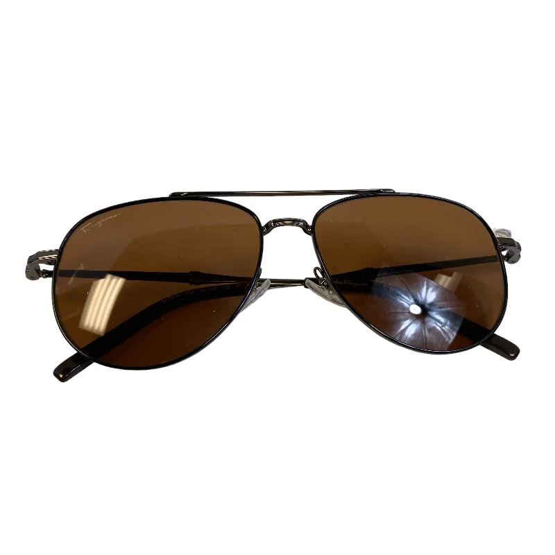 Sunglasses Luxury Designer By Salvatore Ferragamo Wrap - Around Ski Goggles
