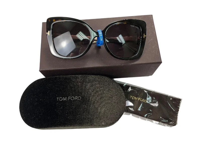 Sunglasses Luxury Designer By Tom Ford Geometric - Patterned Frame Design