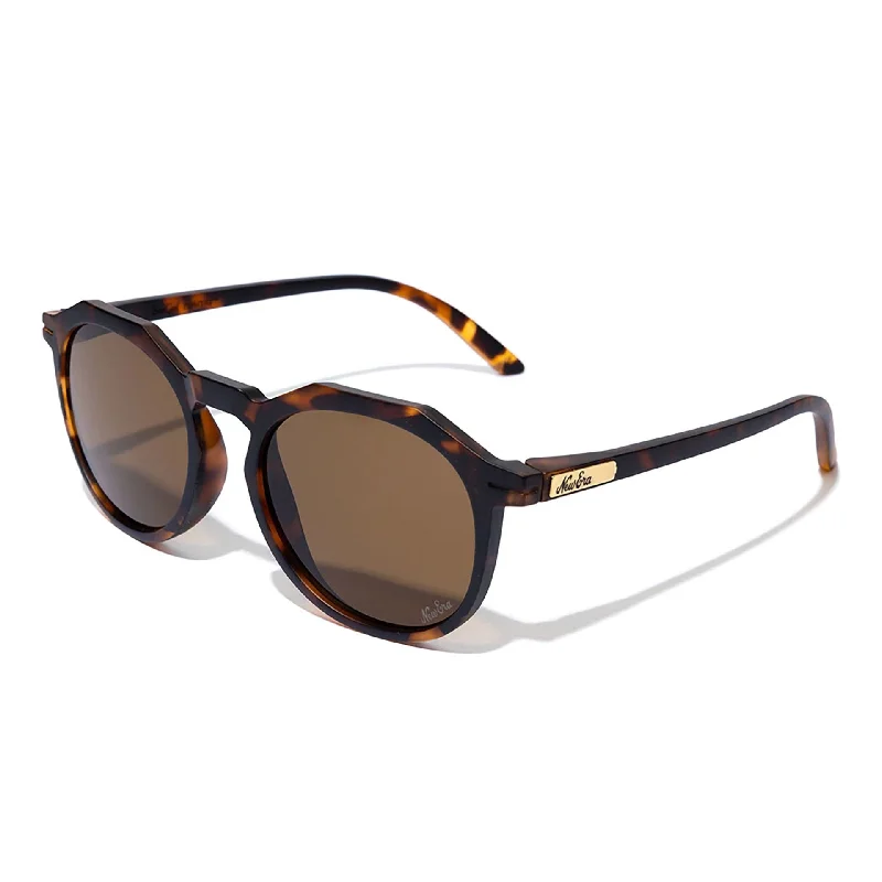SunGod x New Era Zephyrs™ Brown Tortoiseshell Sunglasses Gradient - Lens 