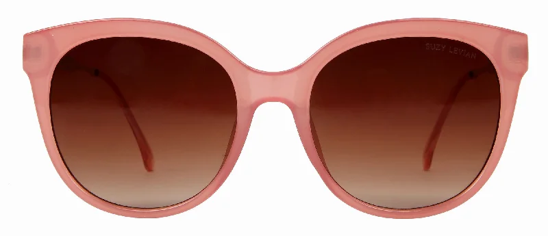Suzy Levian Women's Pink Oversize Lens Rose Gold Accent Sunglasses Wayfarer Streetwear Style Suzy Levian Women's Pink Oversize Lens Rose Gold Accent Sunglasses Wayfarer Streetwear Style