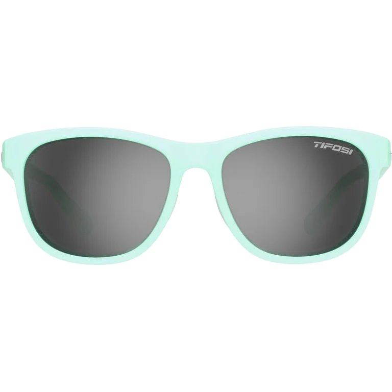 Swank - Satin Crystal Teal/Smoke Wood - Grain Accent Natural Look