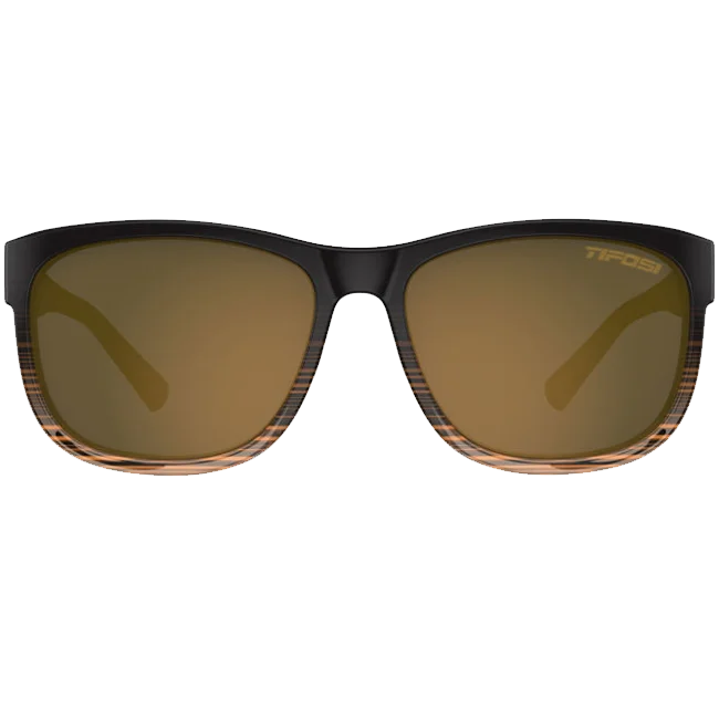 Swank XL Brown Fade/Brown Polarized Tinted - Lens Reading Glasses