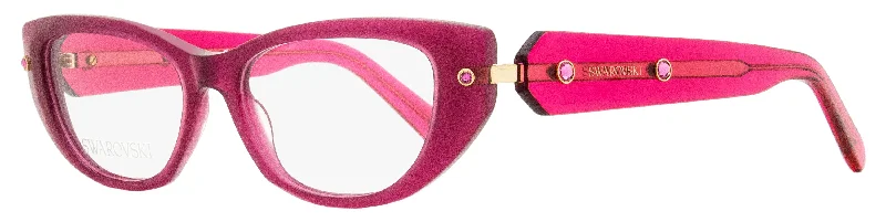 Swarovski Women's Cat Eye Eyeglasses SK5476 072 Rose 53mm Mirrored - Lens Driving Look Swarovski Women's Cat Eye Eyeglasses SK5476 072 Rose 53mm Mirrored - Lens Driving Look