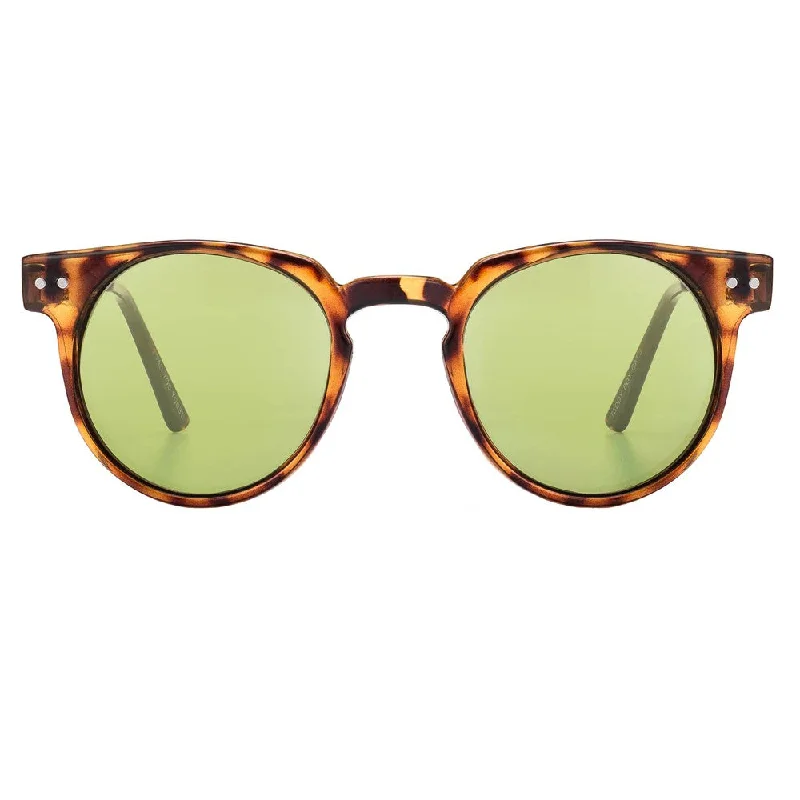 Teddy Boy (Tortoise Shell + Olive Green) Unisex Angular Frame Style