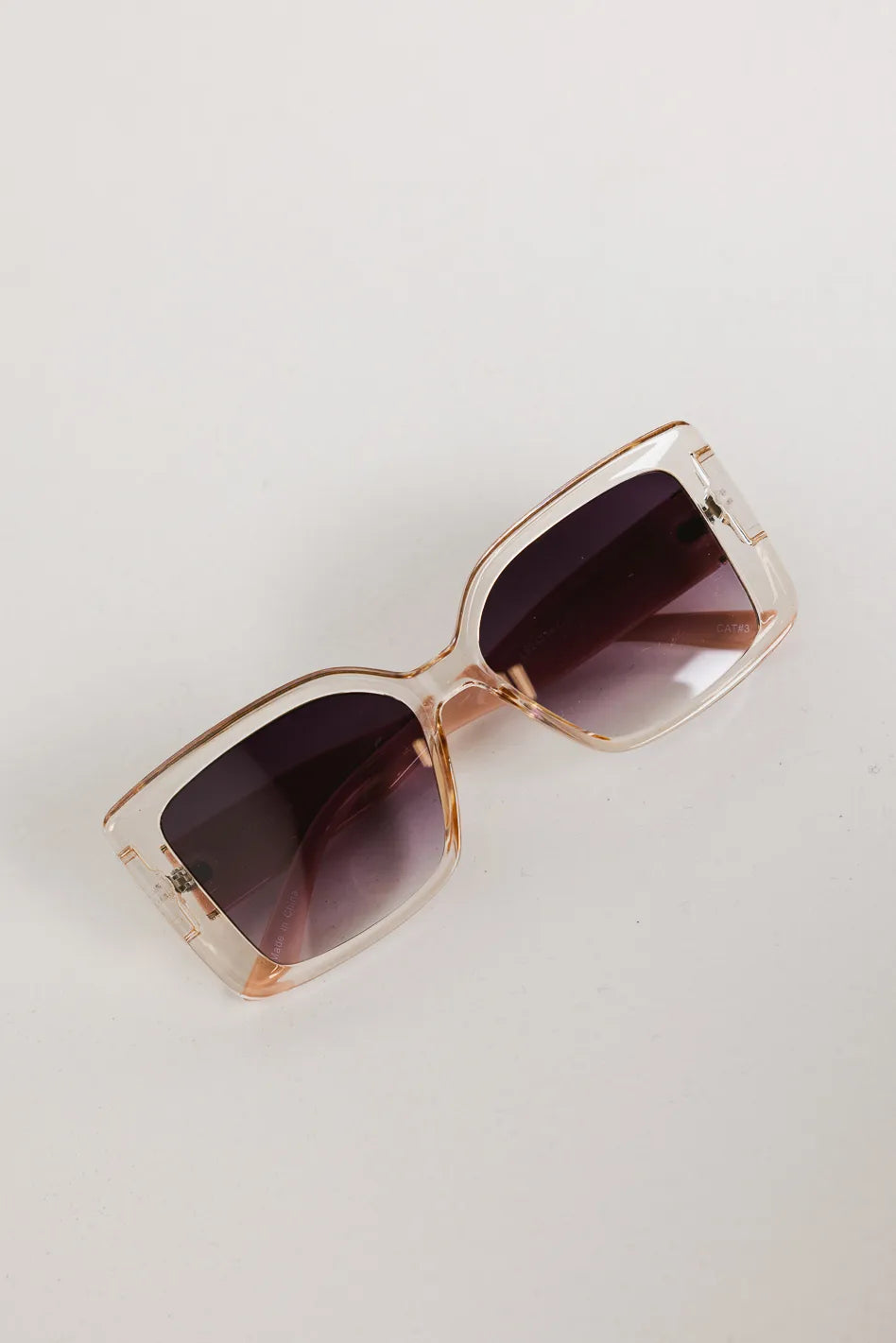 Thalia Sunglasses in Pink Two - Tone Frame Contrast