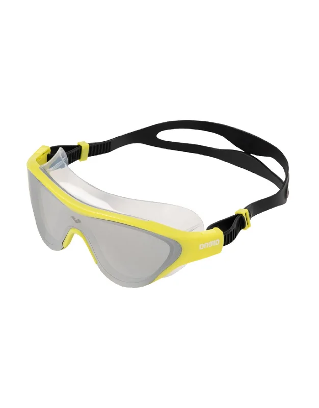 The One Swim Mask - Mirrored Lens Vintage - Style Browline Glasses