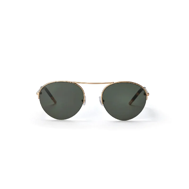 The Round Sunglasses (Gold + Tortoise Shell) Wayfarer Streetwear Style