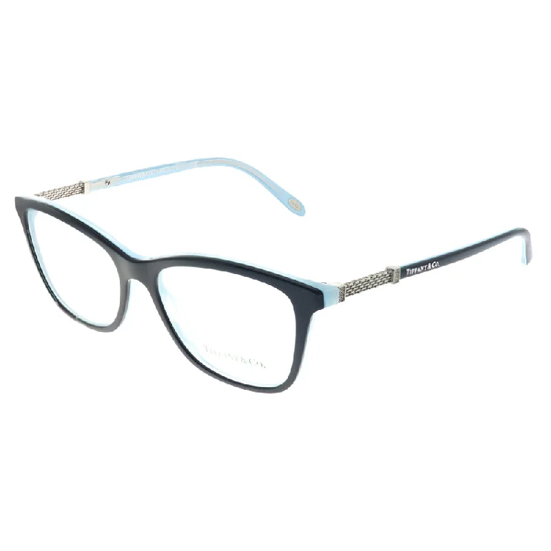 Tiffany & Co.  TF 2116B 8193 53mm Womens Square Eyeglasses 53mm Translucent Frame Modern Aesthetic