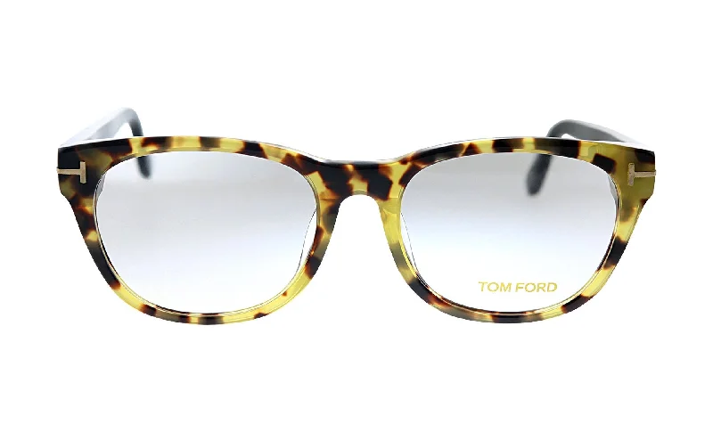 Tom Ford FT 5433F 056 Oval Eyeglasses Vintage - Style Browline Glasses