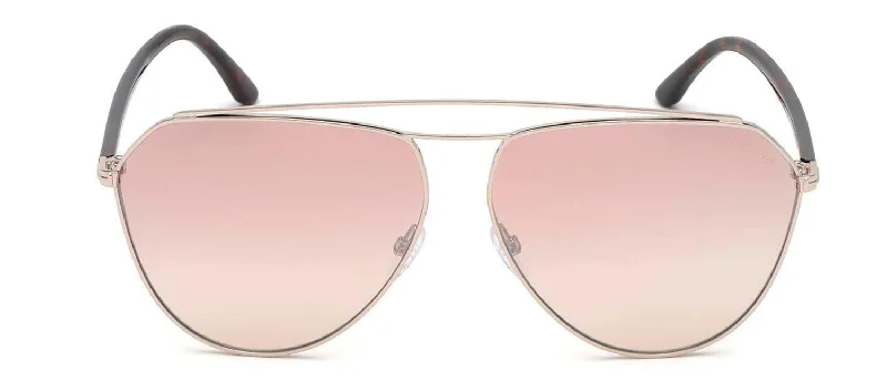 Tom Ford FT0681 16G Aviator Sunglasses Art - Deco - Inspired Eyewear
