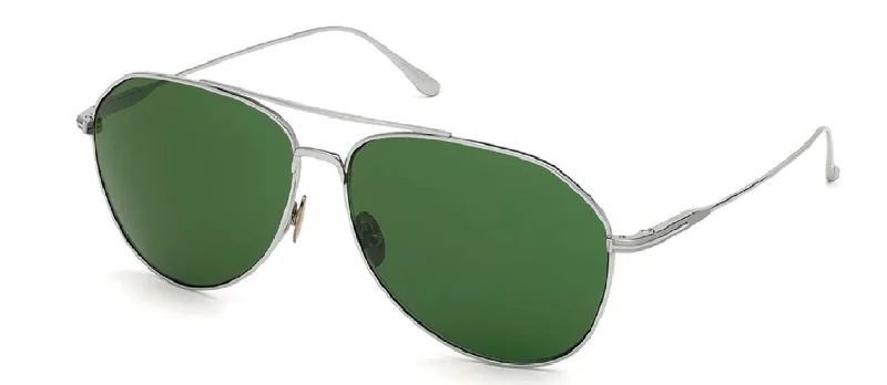 Tom Ford FT0747 16N Aviator Sunglasses - 55 mm Rhinestone - Embellished Glam Design