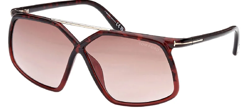 Tom Ford MERYL W FT1038 56Z Navigator Sunglasses Cat - Eye Feminine Design