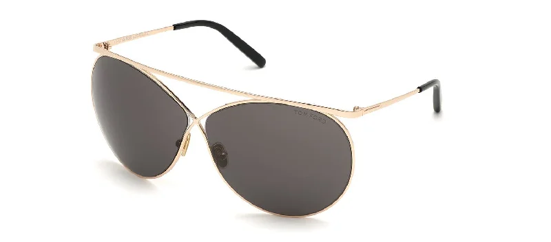 Tom Ford STEVIE W FT0761 Geometric Sunglasses Rectangle Business Style