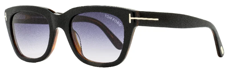 Tom Ford Unisex Snowdon Sunglasses TF237 05B Black/Havana 52mm Tortoiseshell Pattern Aesthetic