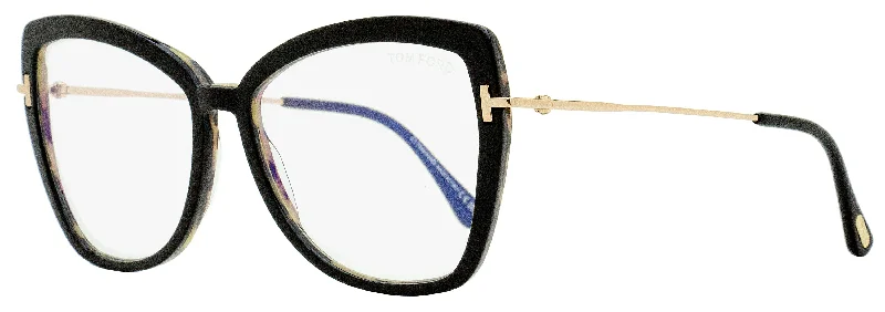 Tom Ford Women's Butterfly Eyeglasses TF5882B 005 Black/Gold 55mm High - Tech Smart Glasses Tom Ford Women's Butterfly Eyeglasses TF5882B 005 Black/Gold 55mm High - Tech Smart Glasses