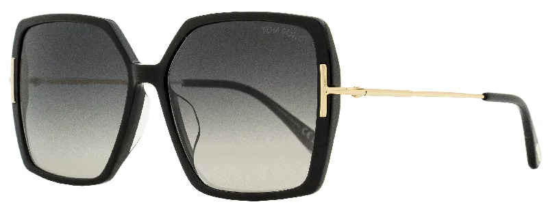 Tom Ford Women's Joanna Butterfly Sunglasses TF1039 01B Black 59mm Anti - Blue - Light Computer Glasses