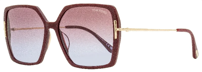 Tom Ford Women's Joanna Butterfly Sunglasses TF1039 69Z Bordeaux/Gold 59mm Art - Deco - Inspired Eyewear Tom Ford Women's Joanna Butterfly Sunglasses TF1039 69Z Bordeaux/Gold 59mm Art - Deco - Inspired Eyewear