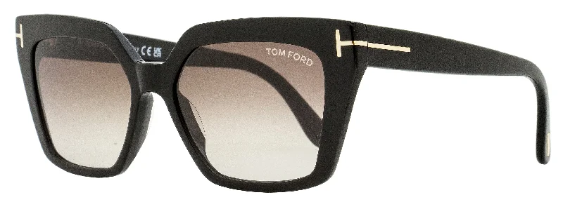 Tom Ford Women's Winona Sunglasses TF1030 01Z Black 53mm Transparent Frame Trend