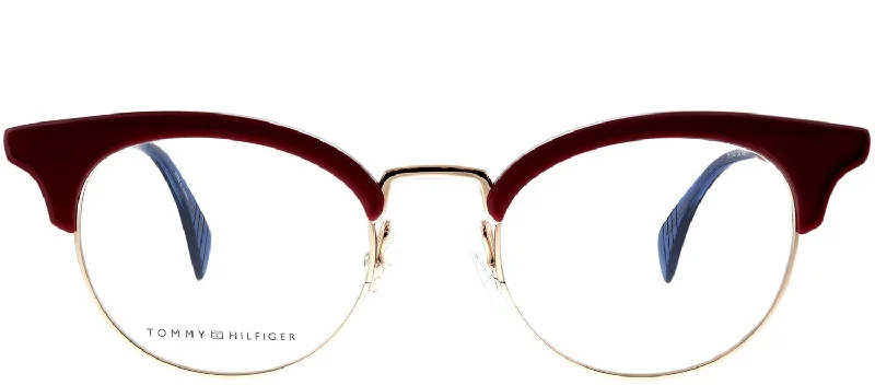 Tommy Hilfiger TH 1540 Cat-Eye Eyeglasses Transparent Frame Trend