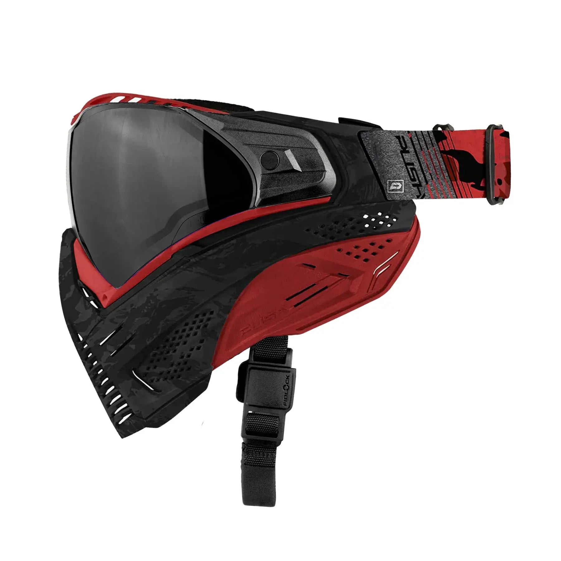 UNITE GOGGLE- RED CAMO Retro Round - Frame Look
