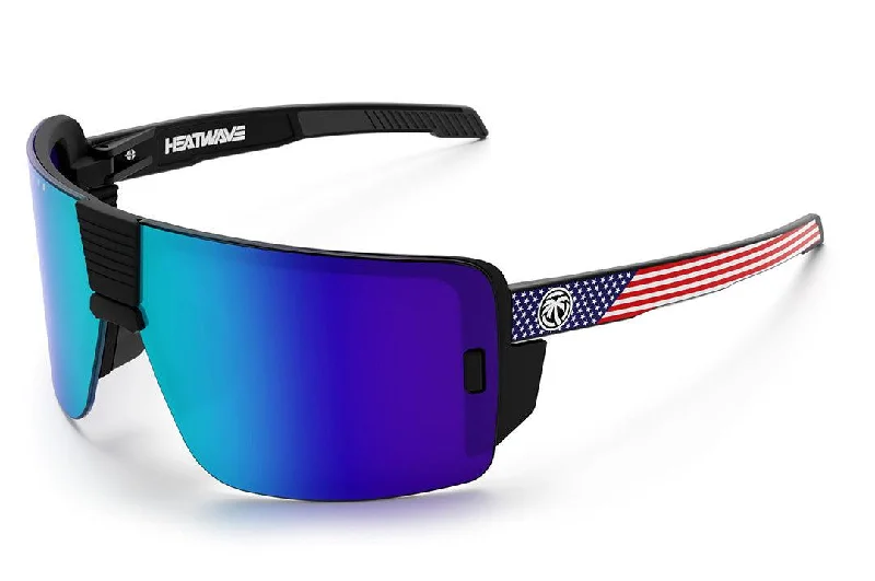 VECTOR SUNGLASSES: USA STARS AND STRIPES CUSTOMS Z87+ POLARIZED Classic Aviator Style VECTOR SUNGLASSES: USA STARS AND STRIPES CUSTOMS Z87+ POLARIZED Classic Aviator Style