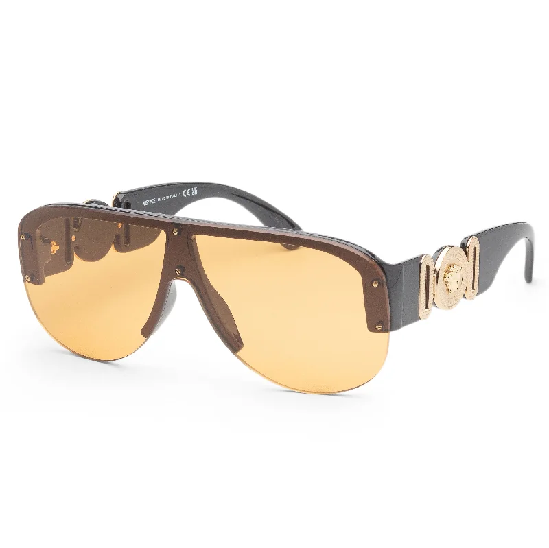 Versace Men's 48mm Black Sunglasses Rectangle Business Style