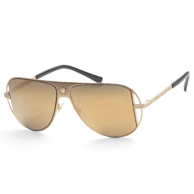 Versace Men's Fashion 57 mm Sunglasses Tortoiseshell Pattern Aesthetic