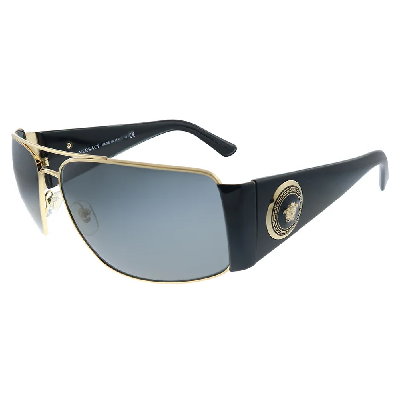 Versace  VE 2163 100287 Unisex Aviator Sunglasses Clip - On Sunglasses Convenience