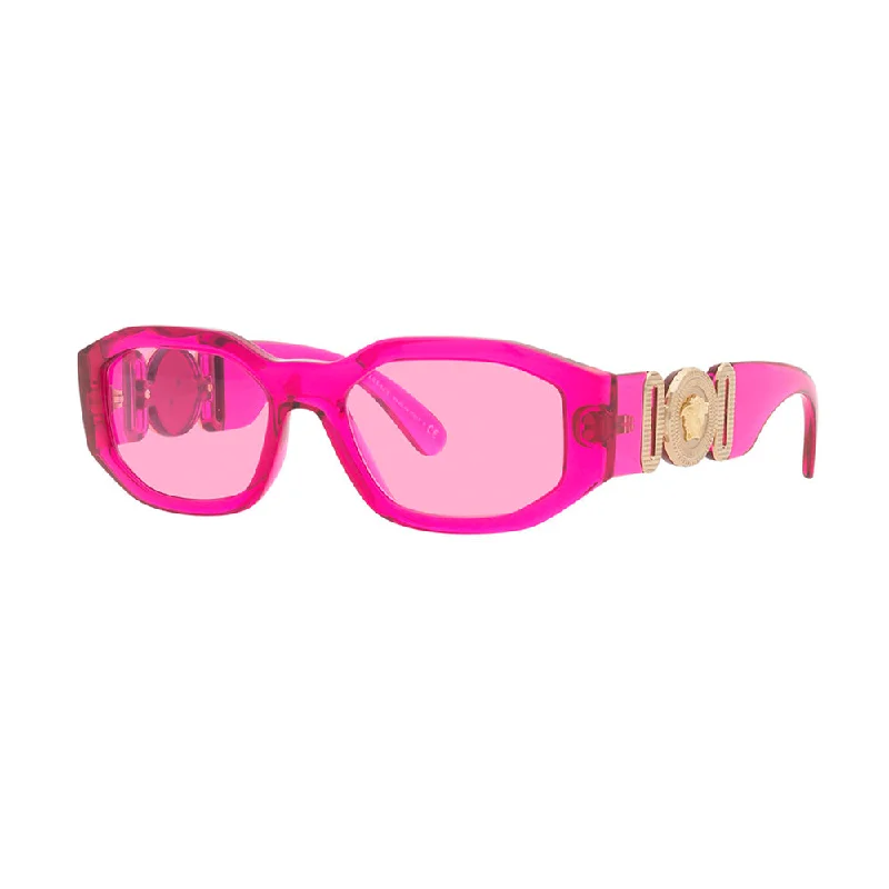 Versace  VE 4361 5334/5 Unisex Fashion Sunglasses Leather - Trimmed Luxe Style