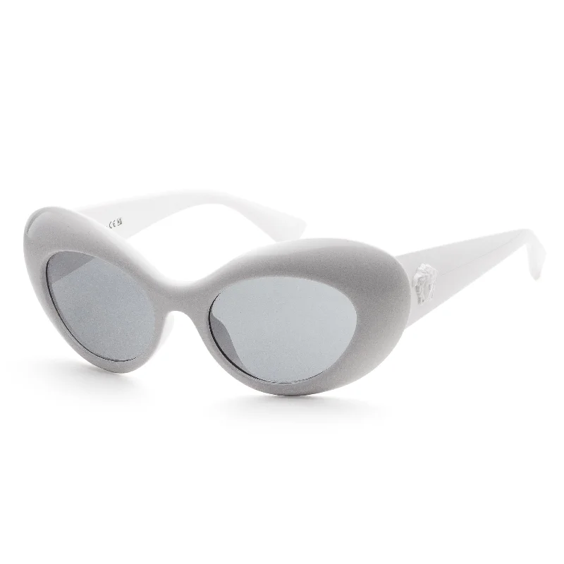 Versace Women's 52 mm White Sunglasses Vintage - Style Browline Glasses