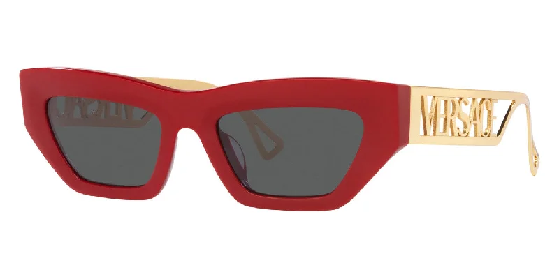 Versace Women's 53mm Red Sunglasses Wire - Frame Intellectual Look