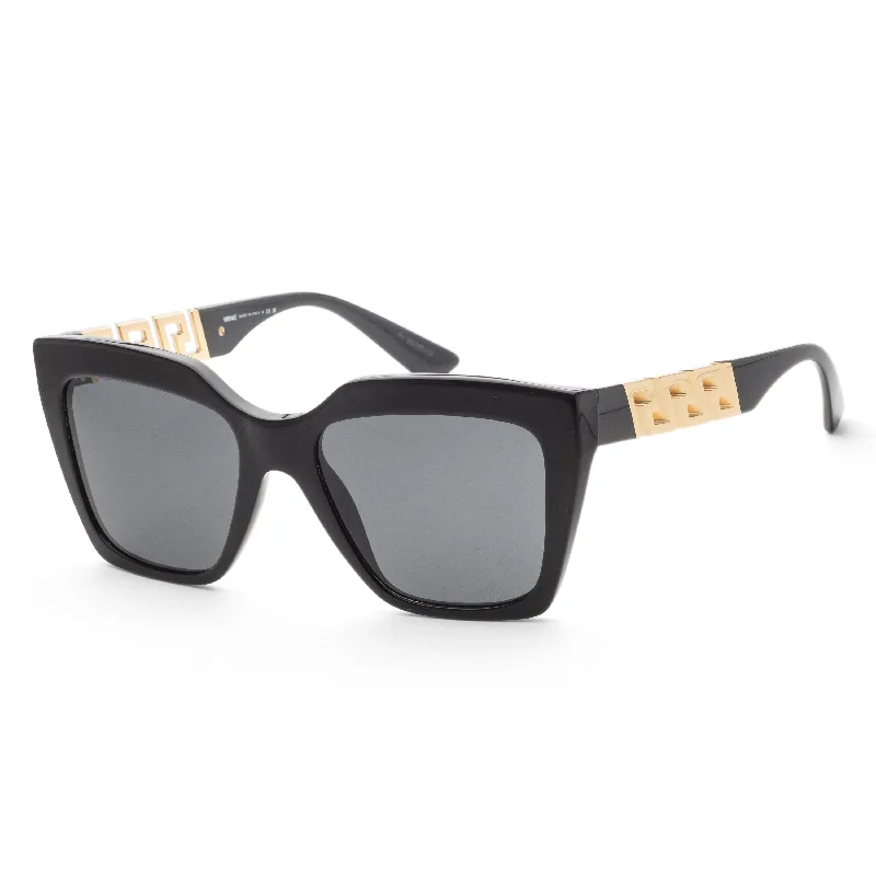 Versace Women's 56mm Black Sunglasses VE4418-GB1-87 Wood - Grain Accent Natural Look Versace Women's 56mm Black Sunglasses VE4418-GB1-87 Wood - Grain Accent Natural Look