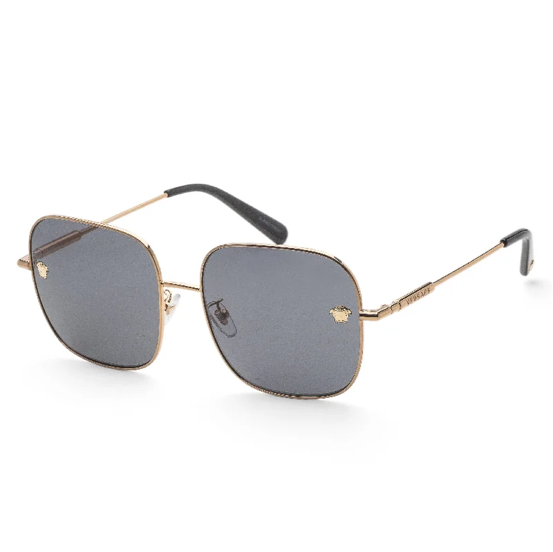 Versace Women's 59mm Gold Sunglasses VE2246D-100287-59 Wood - Grain Accent Natural Look Versace Women's 59mm Gold Sunglasses VE2246D-100287-59 Wood - Grain Accent Natural Look
