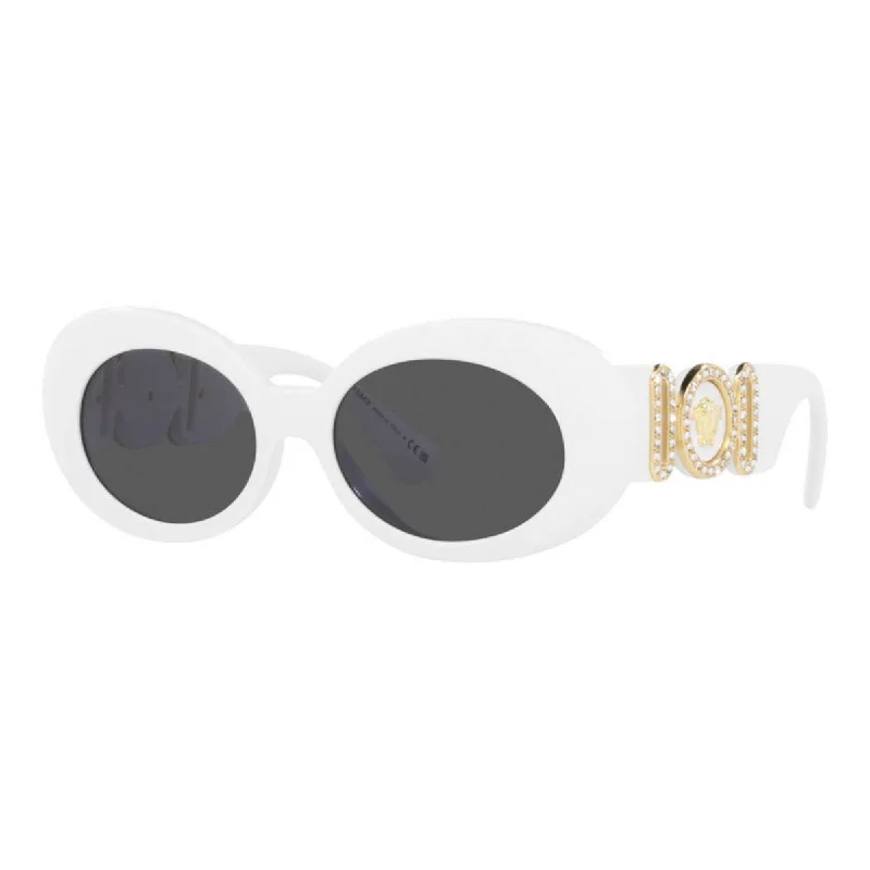 Versace Women's Fashion 54mm Sunglasses Wood - Grain Accent Natural Look