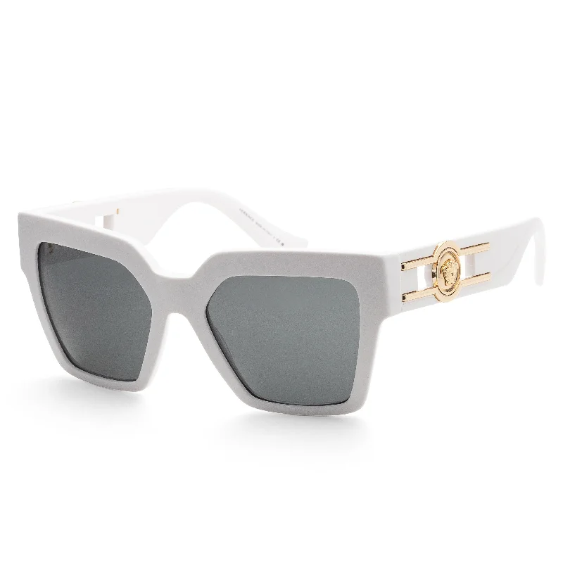 Versace Women's Sunglasses White 54mm Sunglasses Two - Tone Frame Contrast