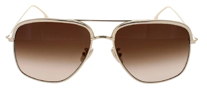 Victoria Beckham VB200S 714 Navigator Sunglasses Transparent Frame Trend