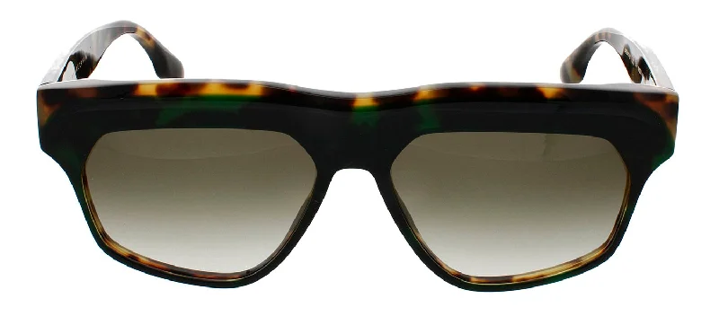 Victoria Beckham VB603S 307 Rectangle Sunglasses Unisex Angular Frame Style
