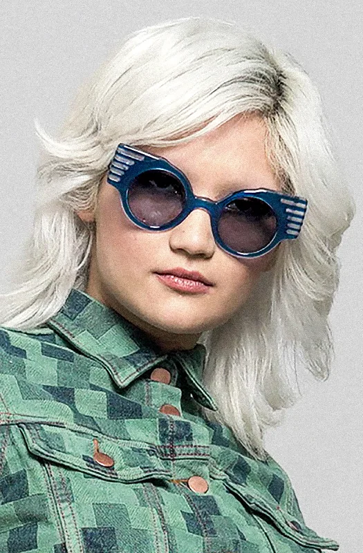 1980's Cadillac Tailfin Sunglasses • Michele Lamy Rectangle Business Style