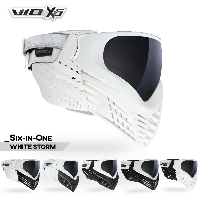 Virtue VIO X6 Goggle - White Storm Tortoiseshell Pattern Aesthetic