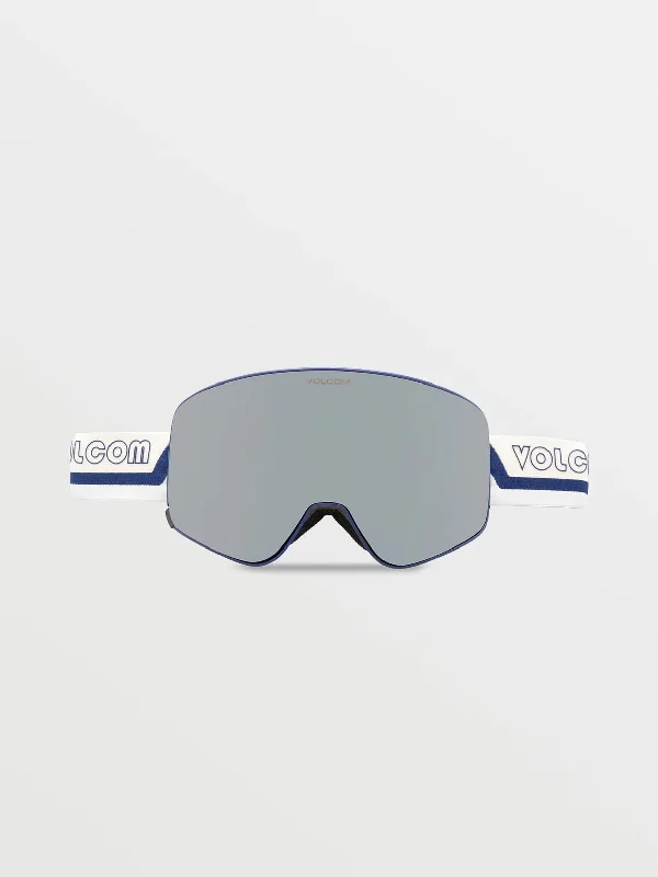 DRK BLUE OFF WHT SILVER CHROME