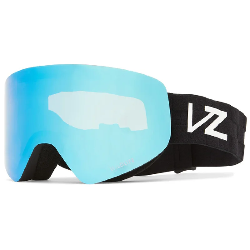 Von Zipper Encore Snowboard Goggles - Black Satin/Wildlife Stellar Chrome Wood - Grain Accent Natural Look Von Zipper Encore Snowboard Goggles - Black Satin/Wildlife Stellar Chrome Wood - Grain Accent Natural Look