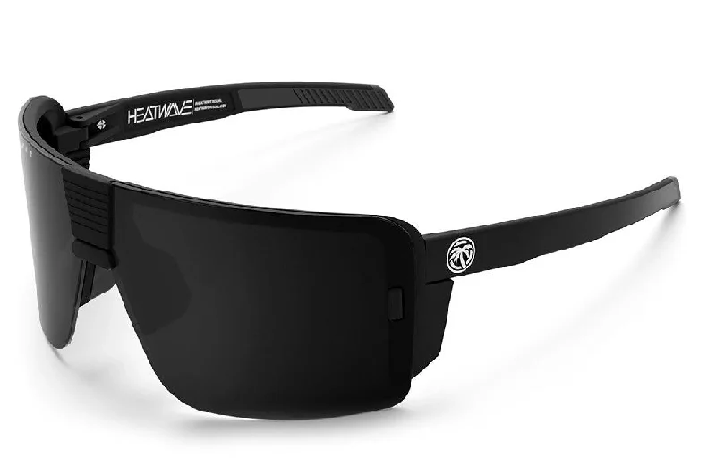 XL VECTOR SUNGLASSES: BLACK Z87+ Thin - Rimmed Elegant Style